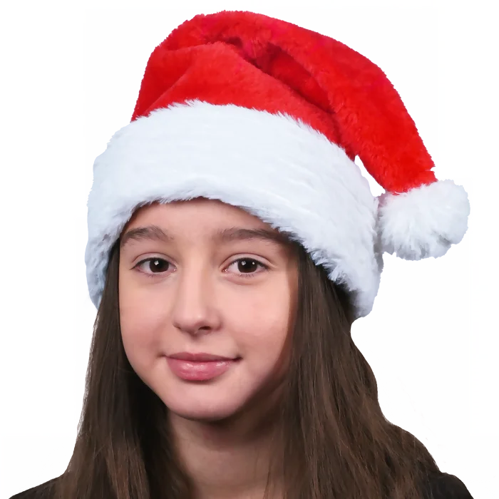 bonnet Noël enfant fils argentés de la marque NOEL EN FOLIE. Réf. NEDT102.